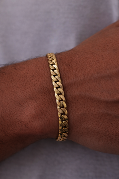 Žluté zlato pánský náramek PANCR 19,5cm